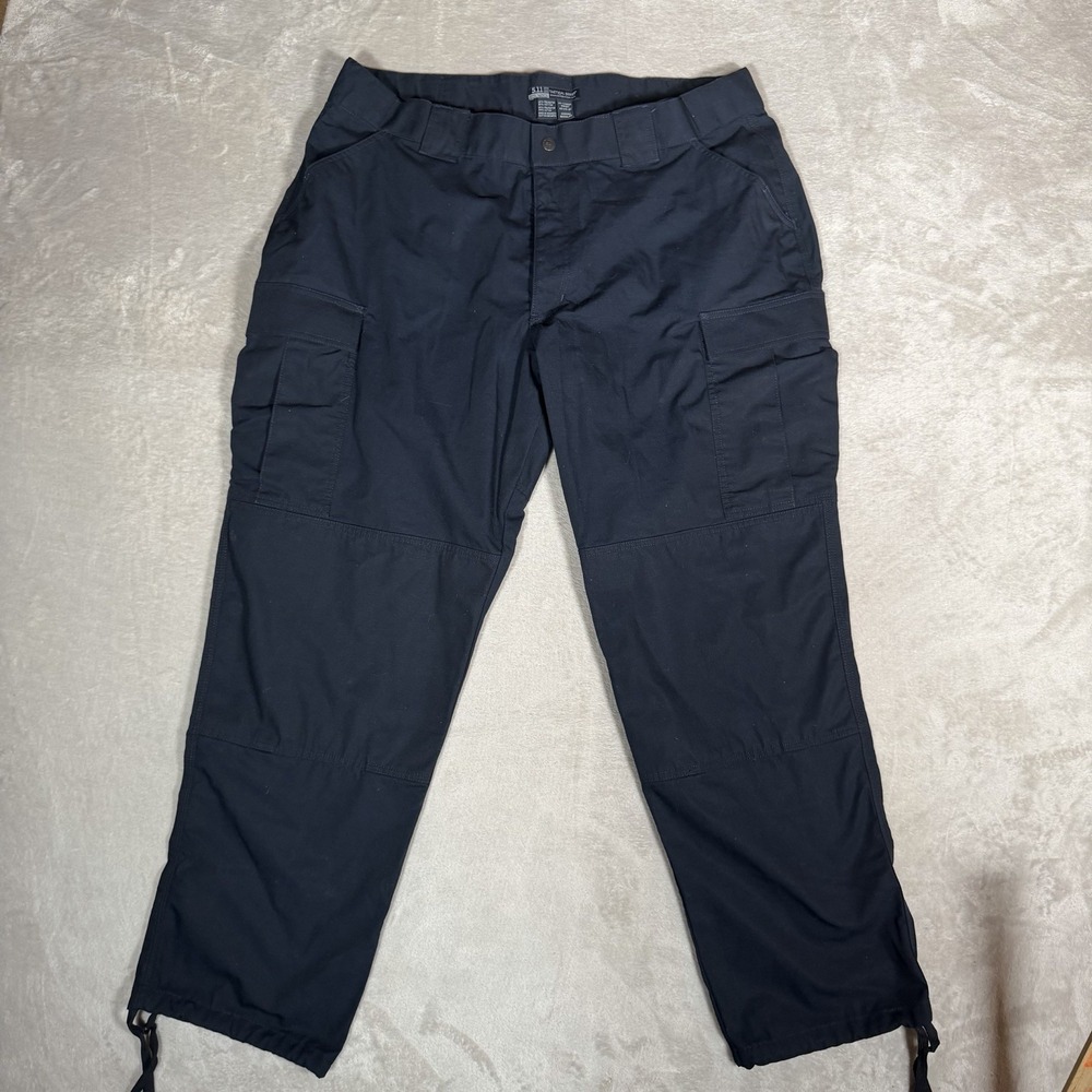 5.11 Tactical Mens Taclite TDU Pants 74280 2XL Short Dark Navy Cargo